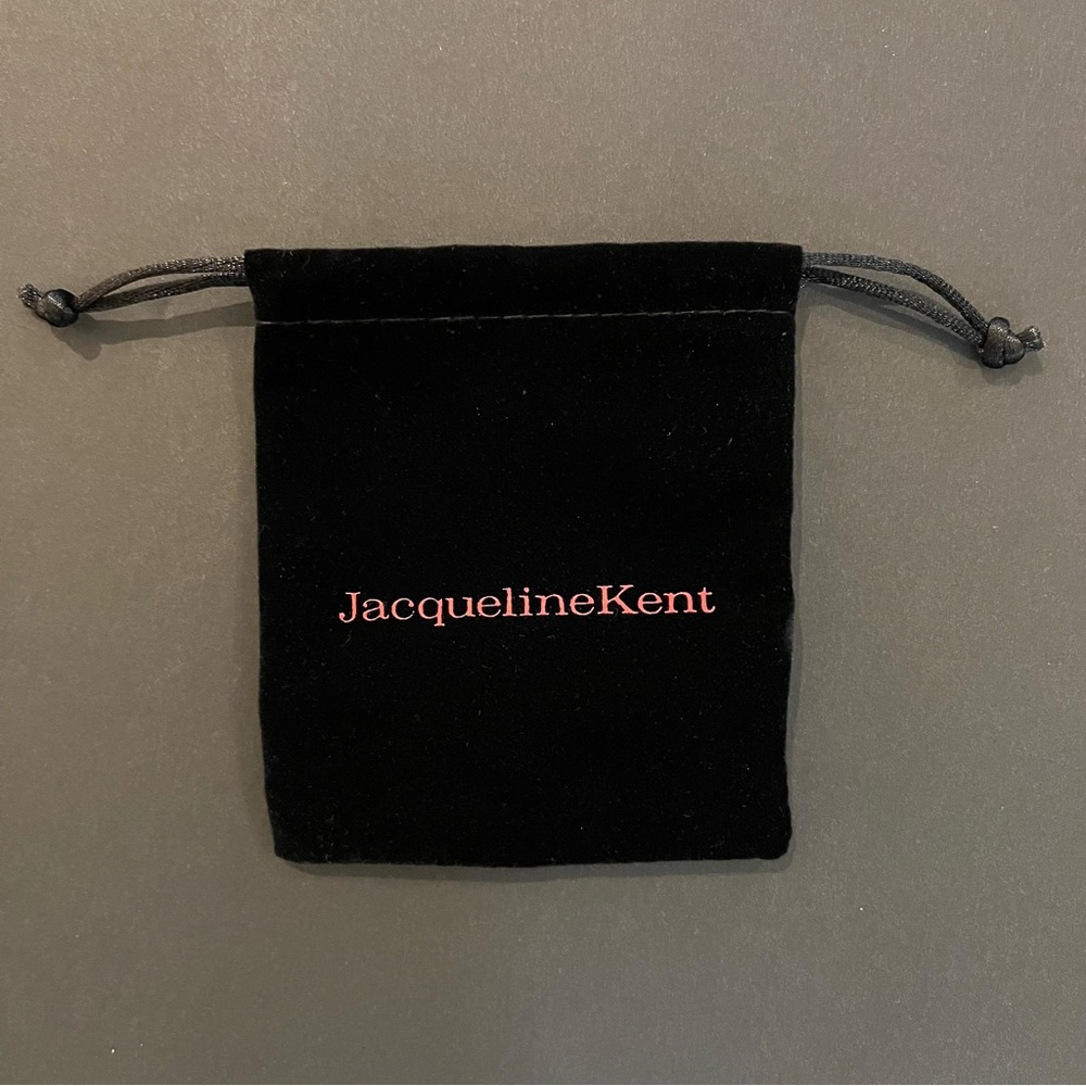 Jacqueline Kent Black Velvet Jewelry Pouch